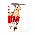Love my llama Mini Greeting Cards (Pkg of 8)