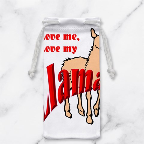 Love my llama Jewelry Bag from ArtsNow.com Front