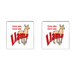 Love my llama Cufflinks (Square)