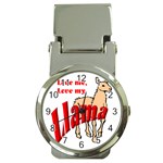 Love my llama Money Clip Watch
