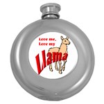Love my llama Hip Flask (5 oz)