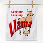 Love my llama Face Towel