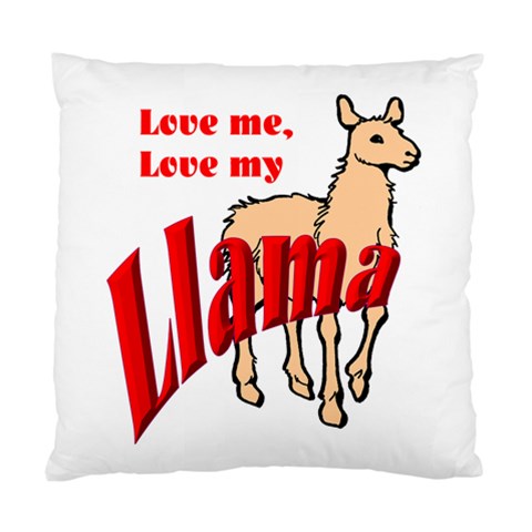 Love my llama Cushion Case (Two Sides) from ArtsNow.com Front