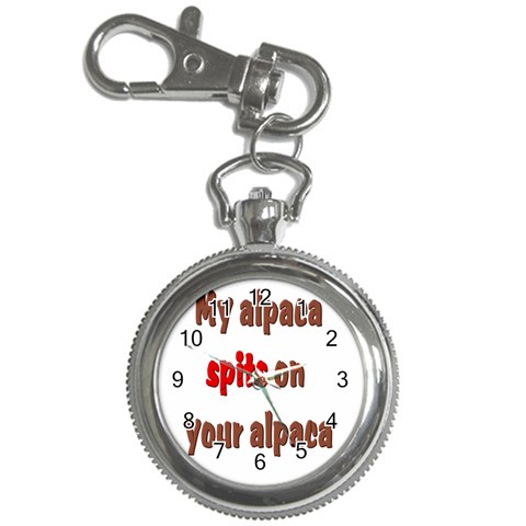 My alpaca spits Key Chain Watch from ArtsNow.com Front