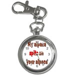 My alpaca spits Key Chain Watch