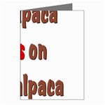 My alpaca spits Greeting Cards (Pkg of 8)