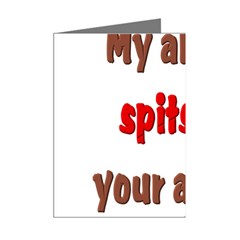 My alpaca spits Mini Greeting Cards (Pkg of 8) from ArtsNow.com Right