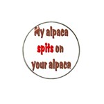 My alpaca spits Hat Clip Ball Marker