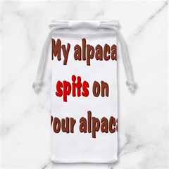 My alpaca spits Jewelry Bag from ArtsNow.com Front