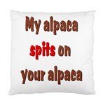 My alpaca spits Cushion Case (Two Sides)