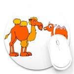 Camel love Round Mousepad