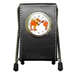 Camel love Pen Holder Desk Clock