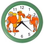 Camel love Color Wall Clock