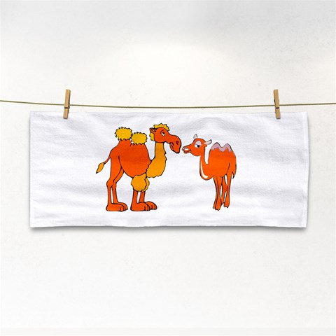 Camel love Hand Towel from ArtsNow.com Front