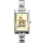 Cute camel Rectangular Italian Charm Watch