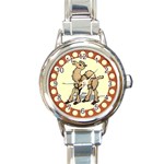 Cute camel Round Italian Charm Watch