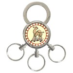 Cute camel 3-Ring Key Chain