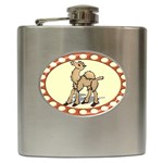 Cute camel Hip Flask (6 oz)
