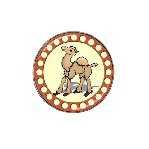 Cute camel Hat Clip Ball Marker (10 pack) from ArtsNow.com Front