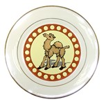 Cute camel Porcelain Plate