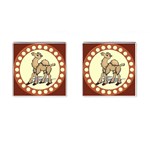 Cute camel Cufflinks (Square)