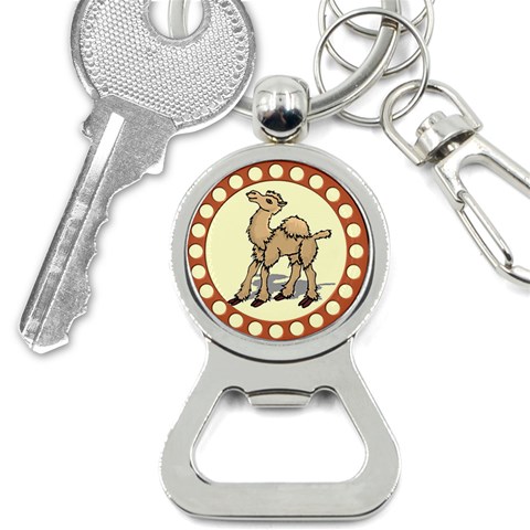 Cute camel Bottle Opener Key Chain from ArtsNow.com Front