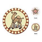 Cute camel Playing Cards (Round)