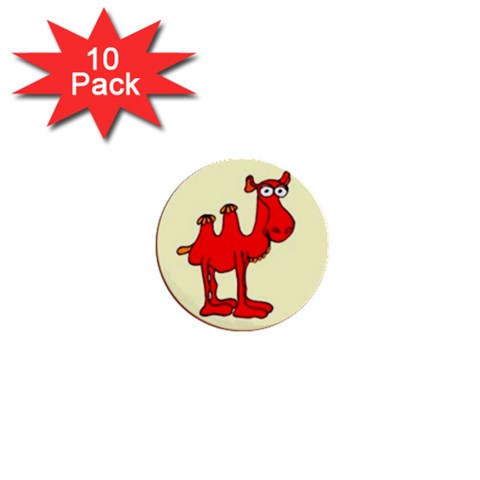 Camel 1  Mini Button (10 pack)  from ArtsNow.com Front