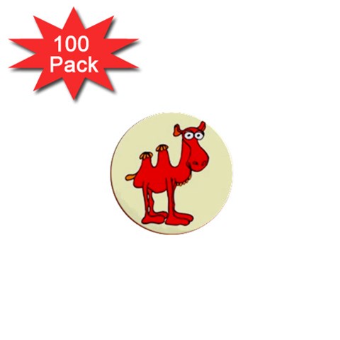 Camel 1  Mini Button (100 pack)  from ArtsNow.com Front