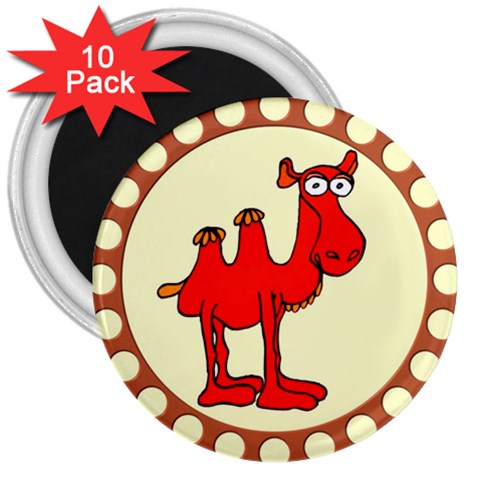 Camel 3  Magnet (10 pack) from ArtsNow.com Front