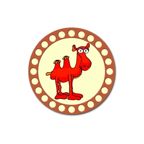 Camel Magnet 3  (Round) from ArtsNow.com Front