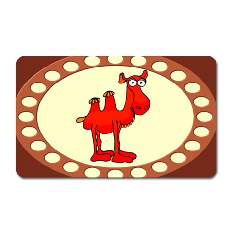 Camel Magnet (Rectangular) from ArtsNow.com Front