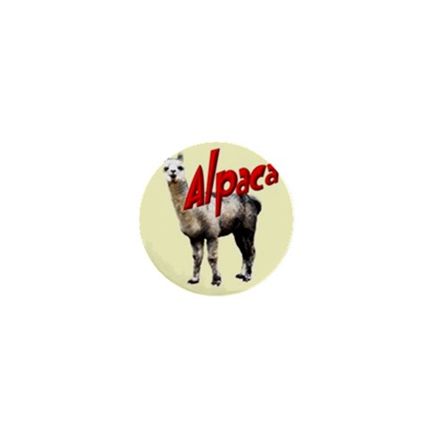 Alpaca 1  Mini Magnet from ArtsNow.com Front