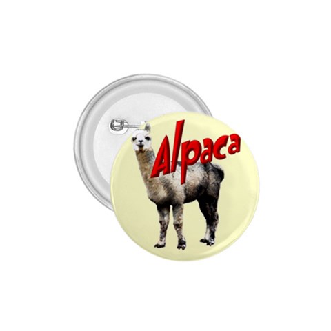 Alpaca 1.75  Button from ArtsNow.com Front