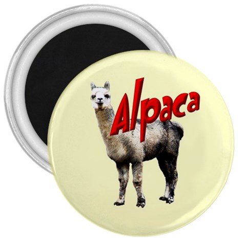 Alpaca 3  Magnet from ArtsNow.com Front
