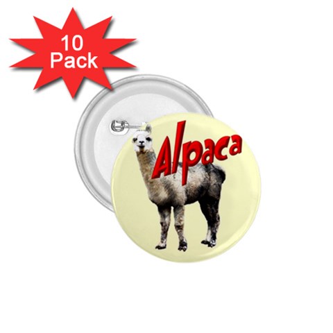 Alpaca 1.75  Button (10 pack)  from ArtsNow.com Front