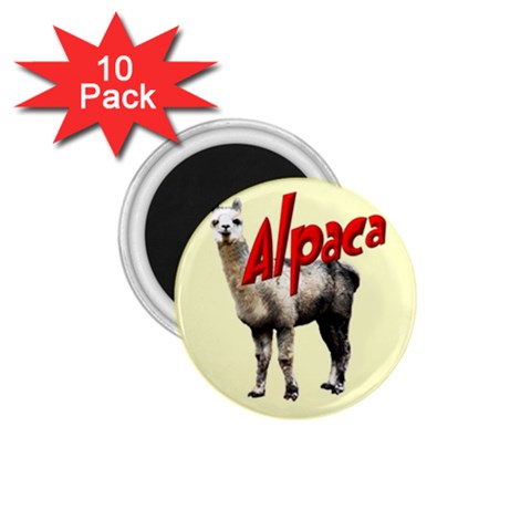 Alpaca 1.75  Magnet (10 pack)  from ArtsNow.com Front