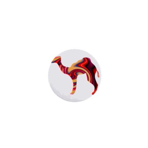 funky camel 1  Mini Button from ArtsNow.com Front
