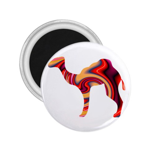 funky camel 2.25  Magnet from ArtsNow.com Front