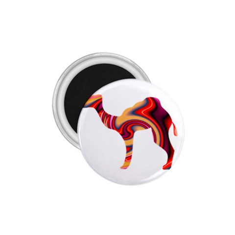 funky camel 1.75  Magnet from ArtsNow.com Front