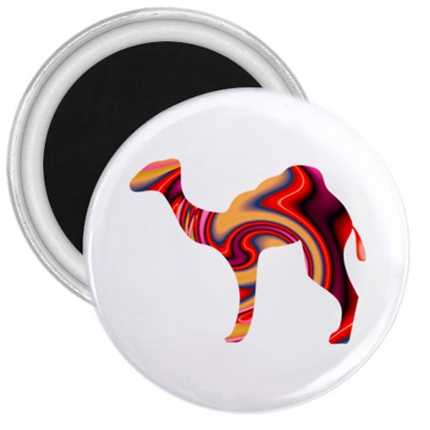 funky camel 3  Magnet from ArtsNow.com Front