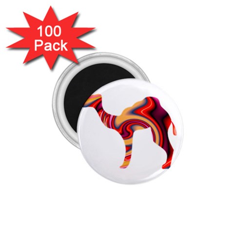 funky camel 1.75  Magnet (100 pack)  from ArtsNow.com Front