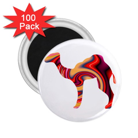 funky camel 2.25  Magnet (100 pack)  from ArtsNow.com Front