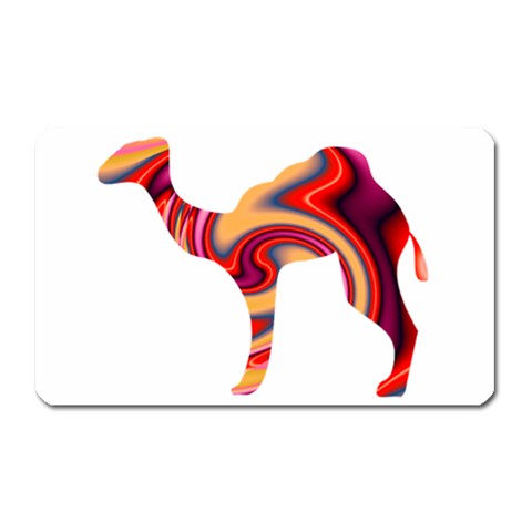funky camel Magnet (Rectangular) from ArtsNow.com Front
