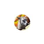 Llama head 1  Mini Magnet