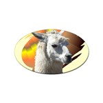 Llama head Sticker Oval (10 pack)