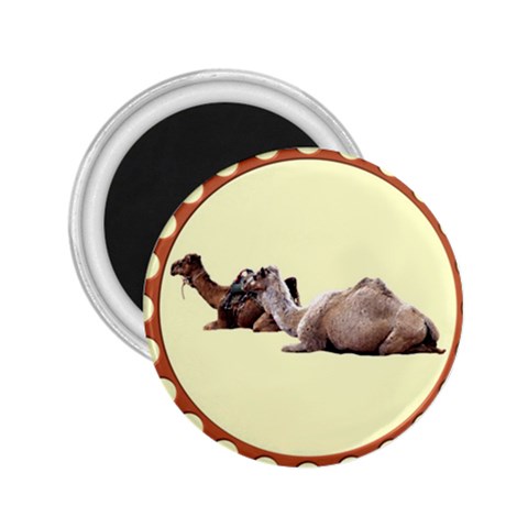 Sitting camels 2.25  Magnet from ArtsNow.com Front