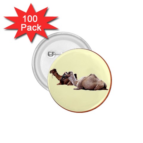 Sitting camels 1.75  Button (100 pack)  from ArtsNow.com Front