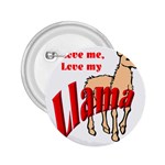 Love my llama 2.25  Button