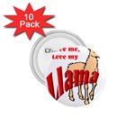 Love my llama 1.75  Button (10 pack) 